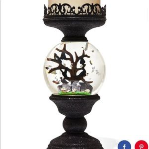 Bath & Body Works Halloween globe pedestal.